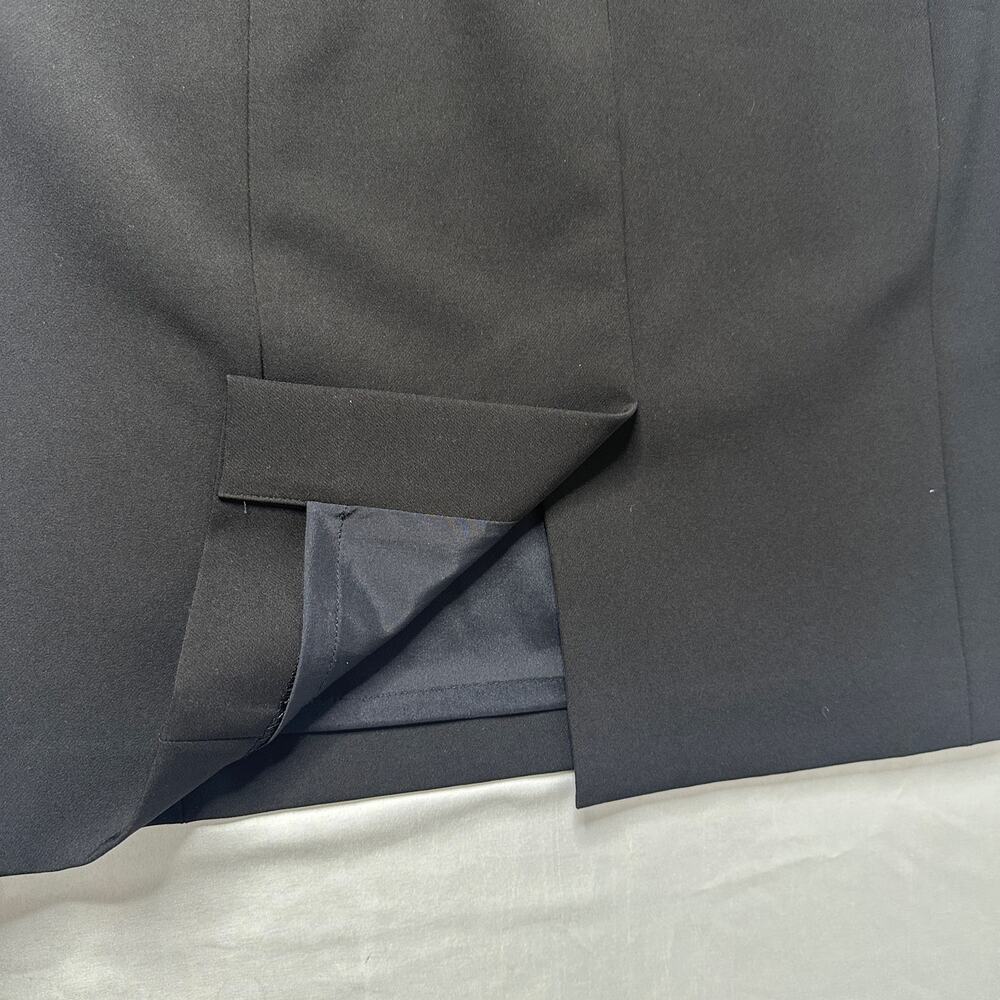 Tommy Hilfiger Black Pencil Skirt Size 14 Classic Preppy Office Career Workwear - Picture 6 of 8